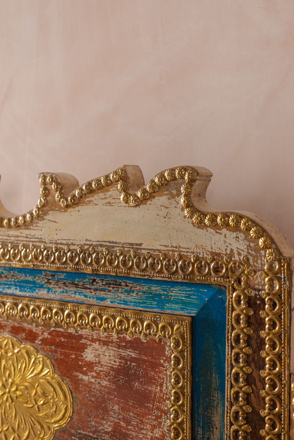 Ian Snow Ltd Bohemian Carved Bed with Vintage Finish