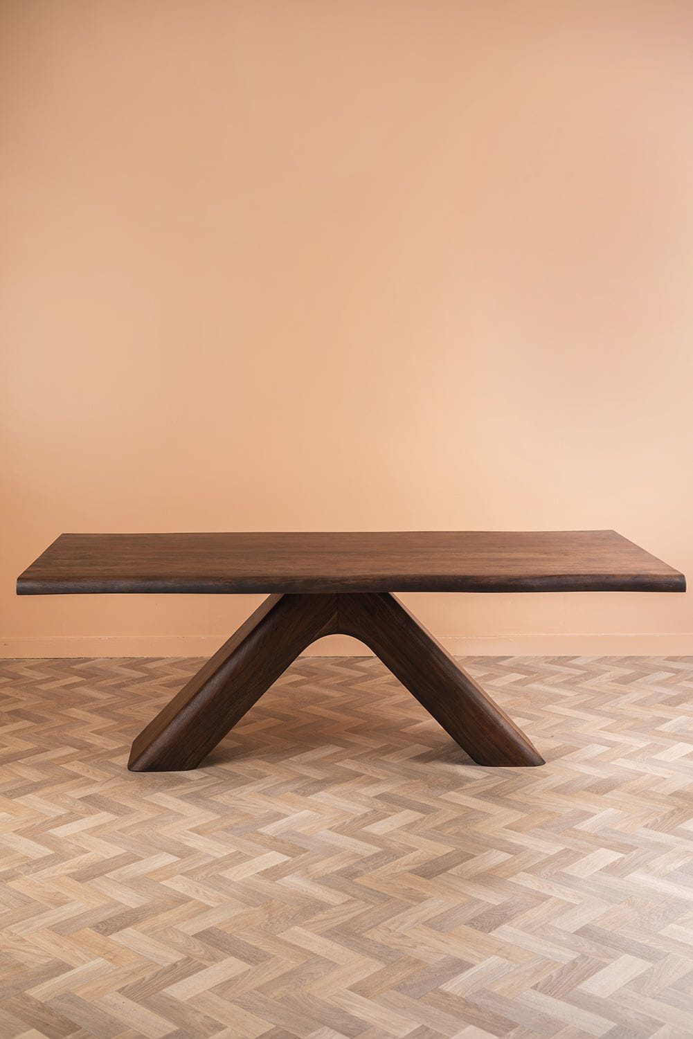 Ian Snow Ltd Capra Acacia Wood Vinegar Finish Dining Table