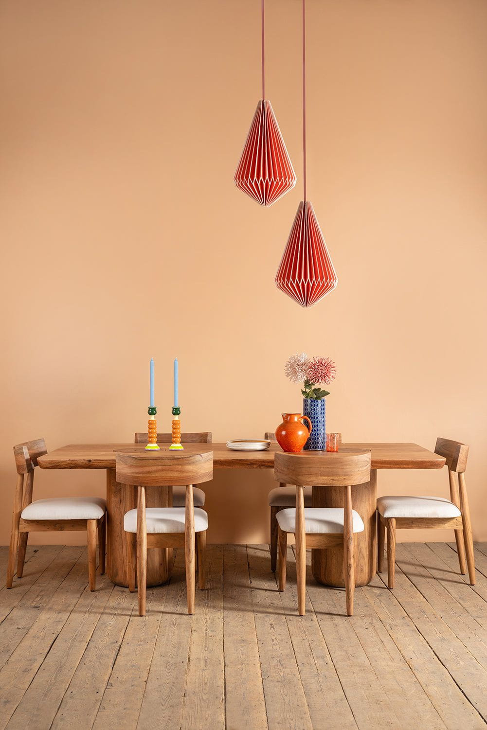 Ian Snow Ltd Landis Acacia Wood Natural Finish Dining Table