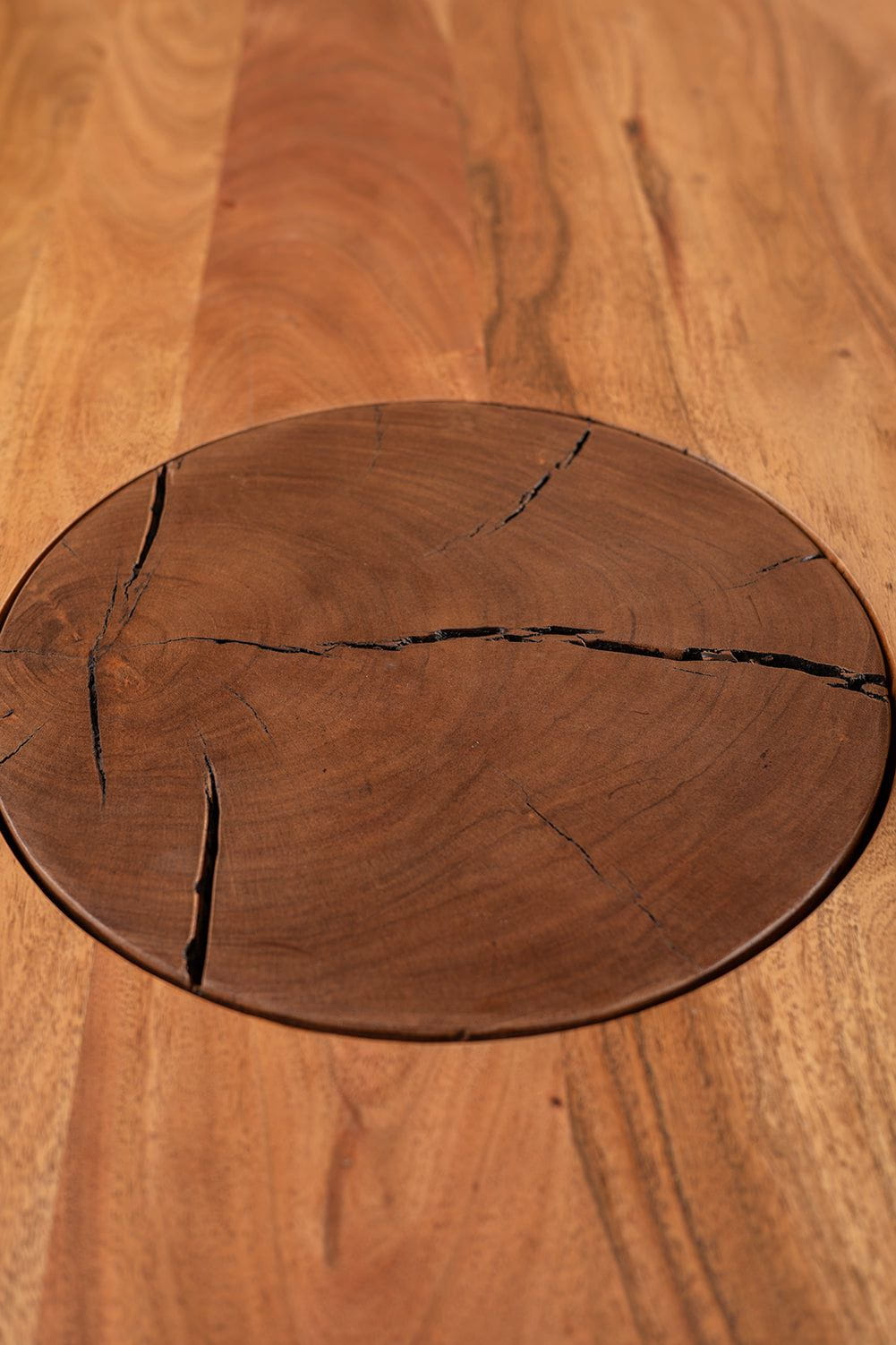 Ian Snow Ltd Landis Acacia Wood Natural Finish Dining Table
