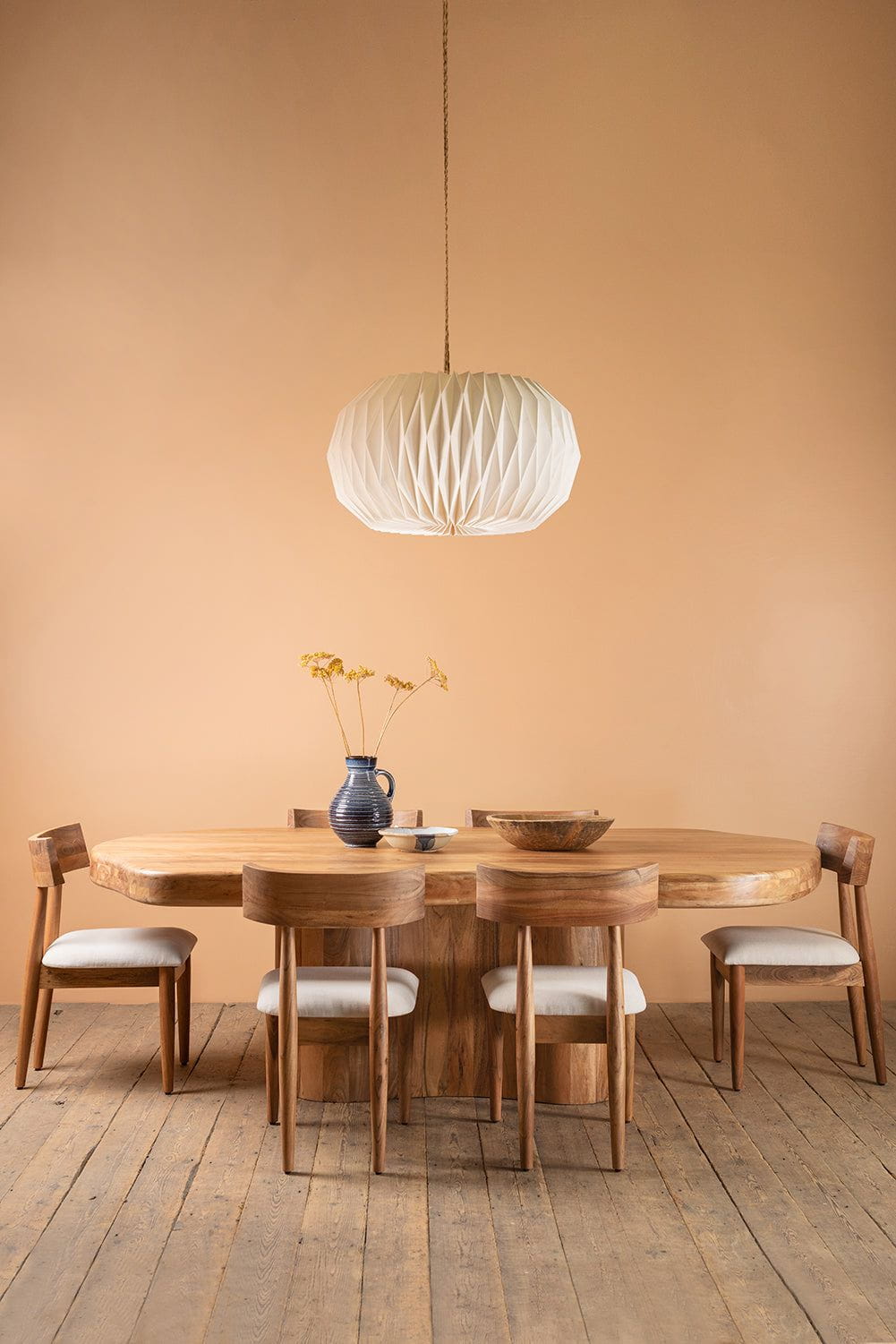 Ian Snow Ltd Tove Acacia Wood Natural Finish Dining Table