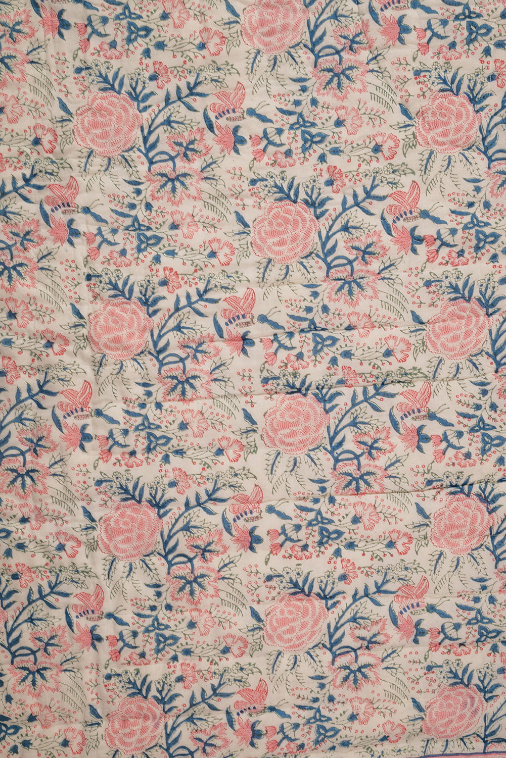 Ian Snow Ltd Amelia Hand Block Print Cotton Quilt