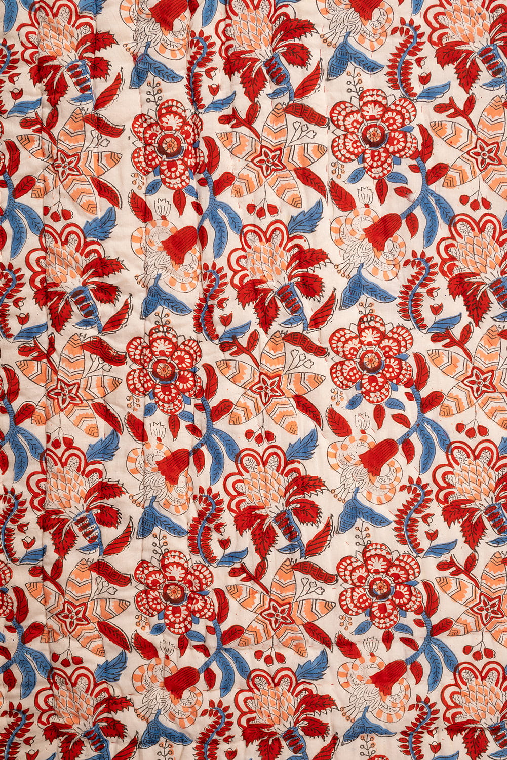 Ian Snow Ltd Valentine Hand Block Print Cotton Quilt
