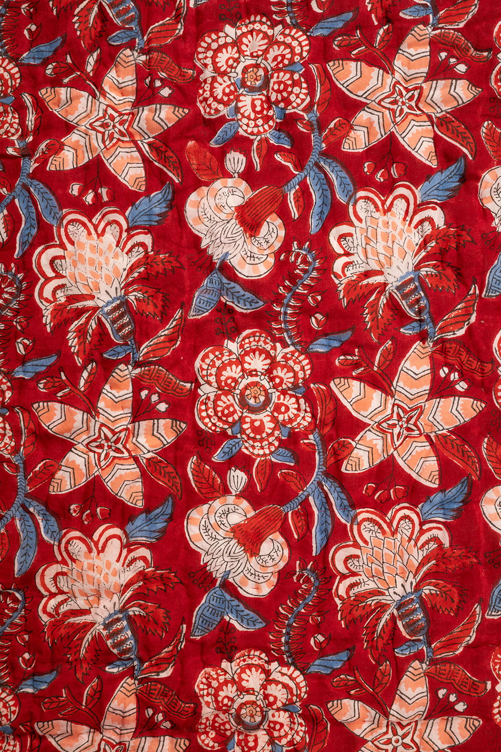 Ian Snow Ltd Valentine Hand Block Print Cotton Quilt