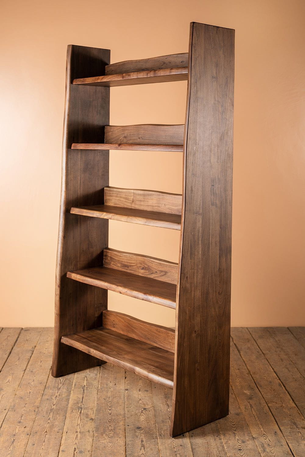 Ian Snow Ltd Mayer Acacia Wood Vinegar Finish Bookshelf