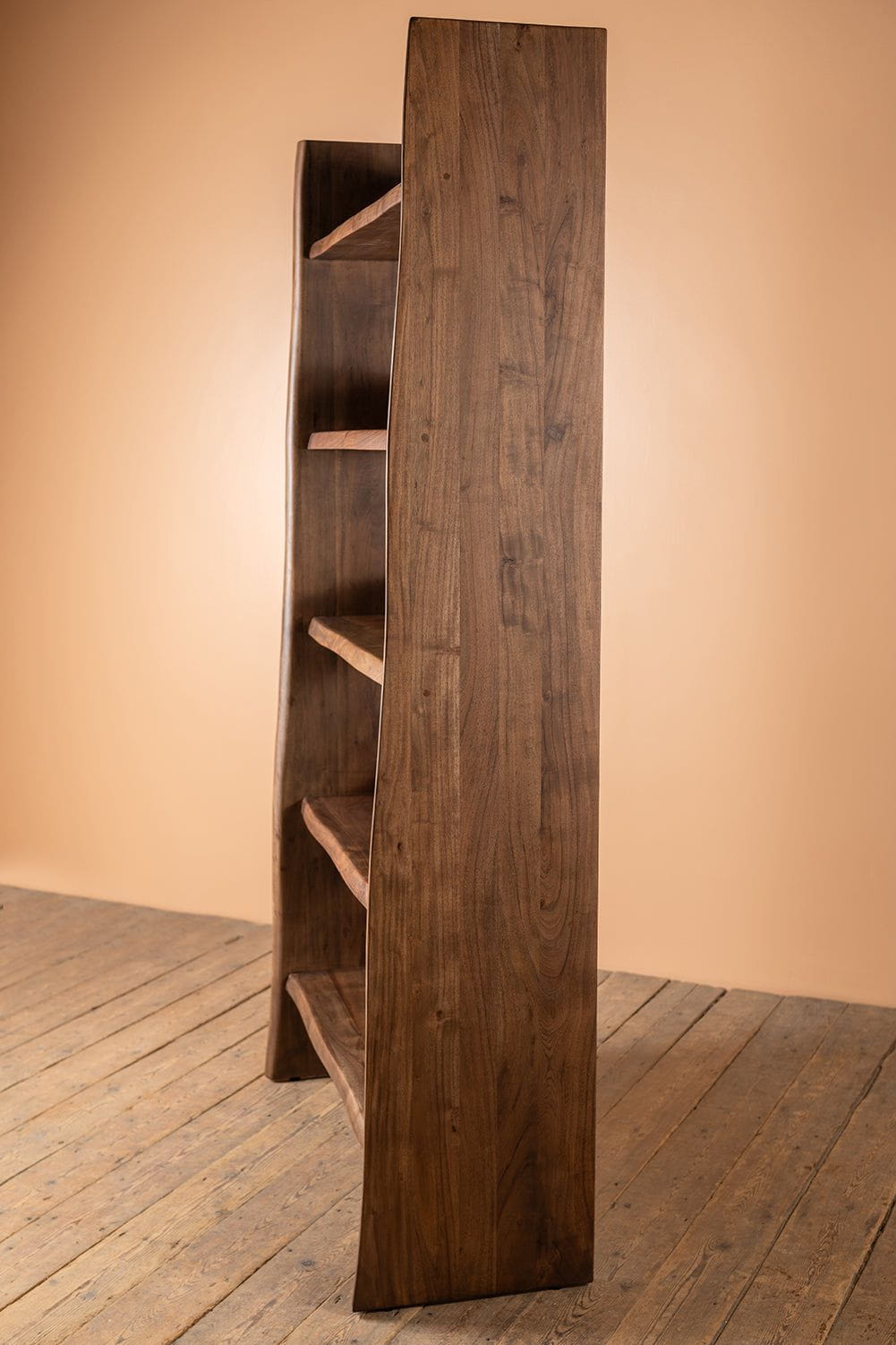 Ian Snow Ltd Mayer Acacia Wood Vinegar Finish Bookshelf
