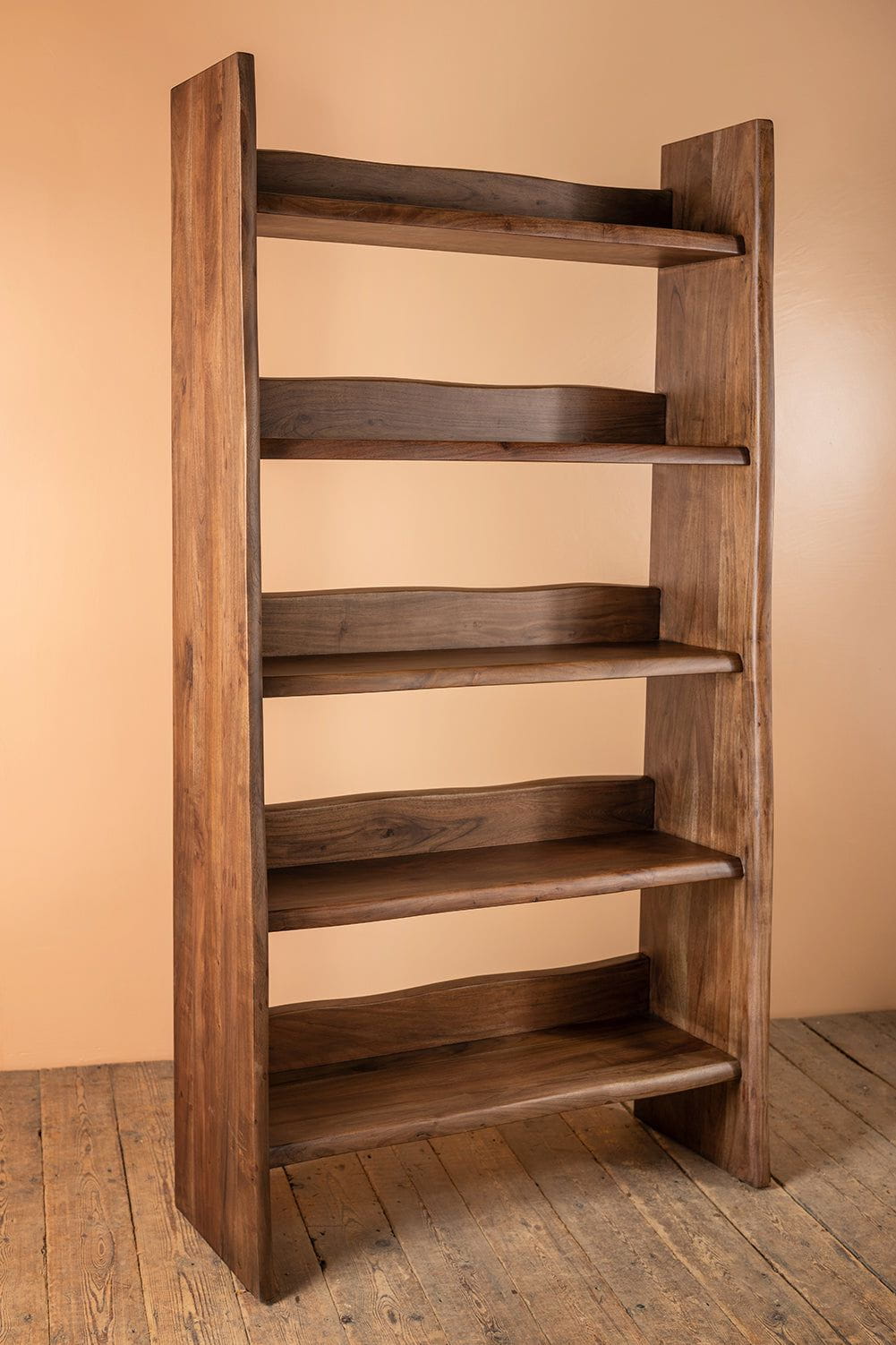 Ian Snow Ltd Mayer Acacia Wood Vinegar Finish Bookshelf