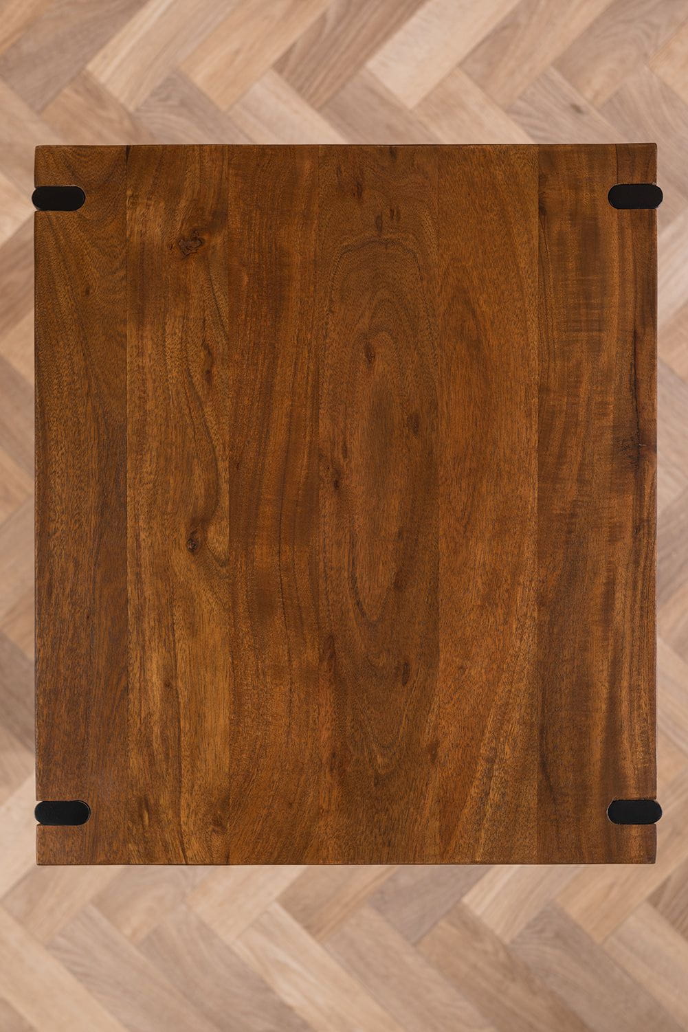 Ian Snow Ltd Conrad Acacia Wood Umber Finish Side Table