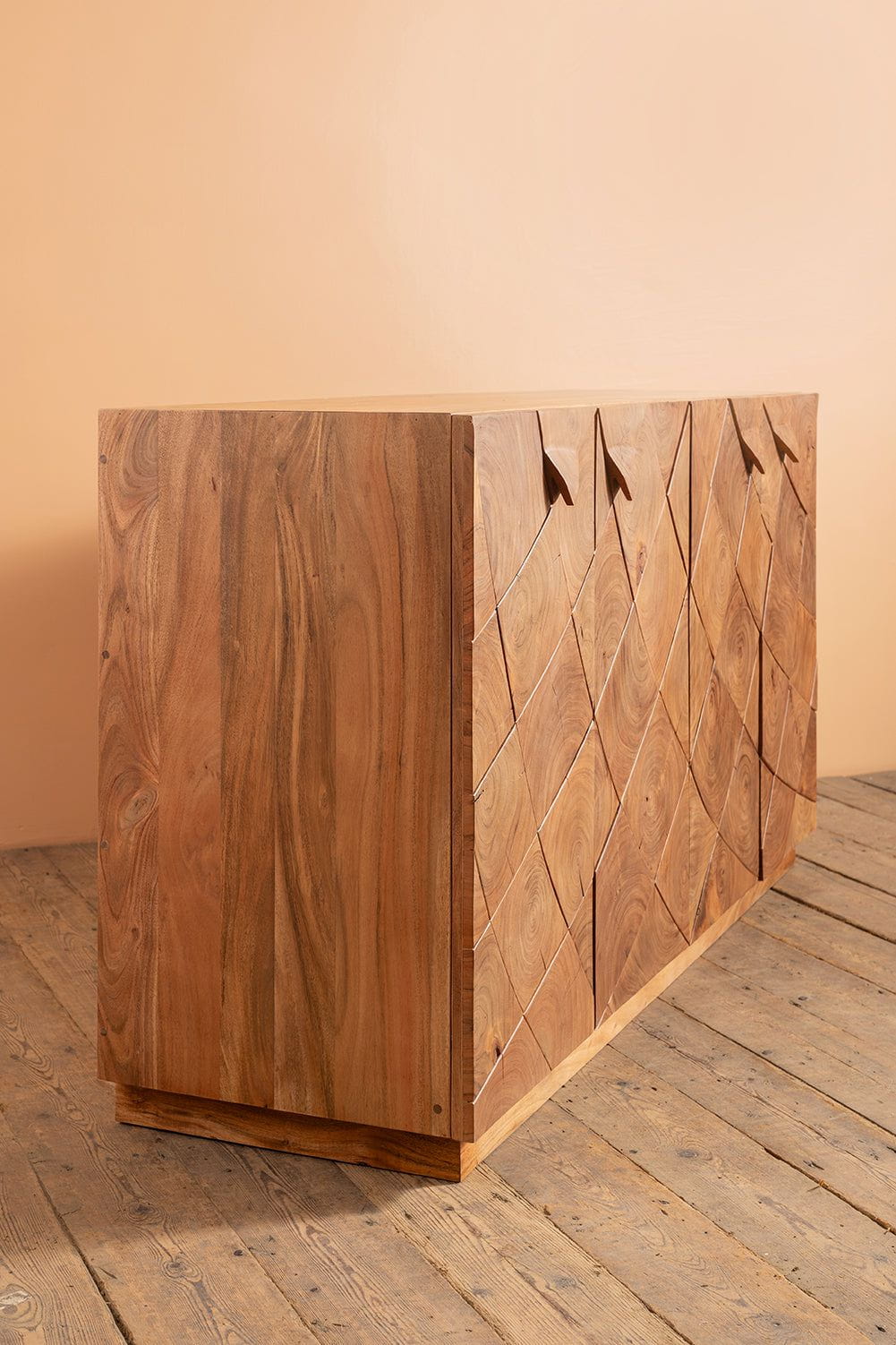Ian Snow Ltd Calvino Acacia Wood Natural Finish Sideboard