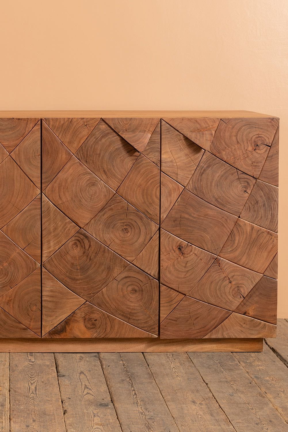 Ian Snow Ltd Calvino Acacia Wood Natural Finish Sideboard