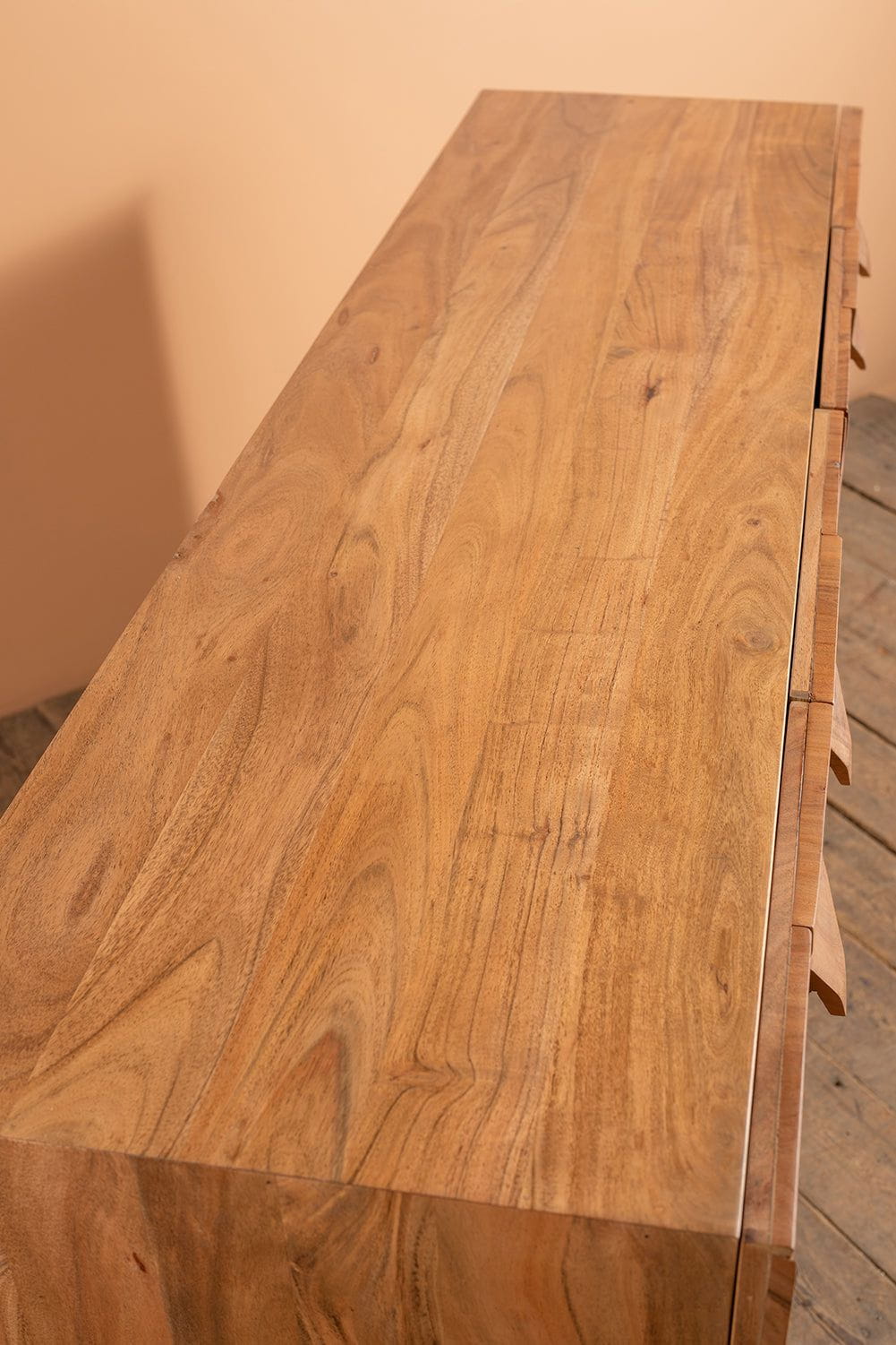 Ian Snow Ltd Calvino Acacia Wood Natural Finish Sideboard