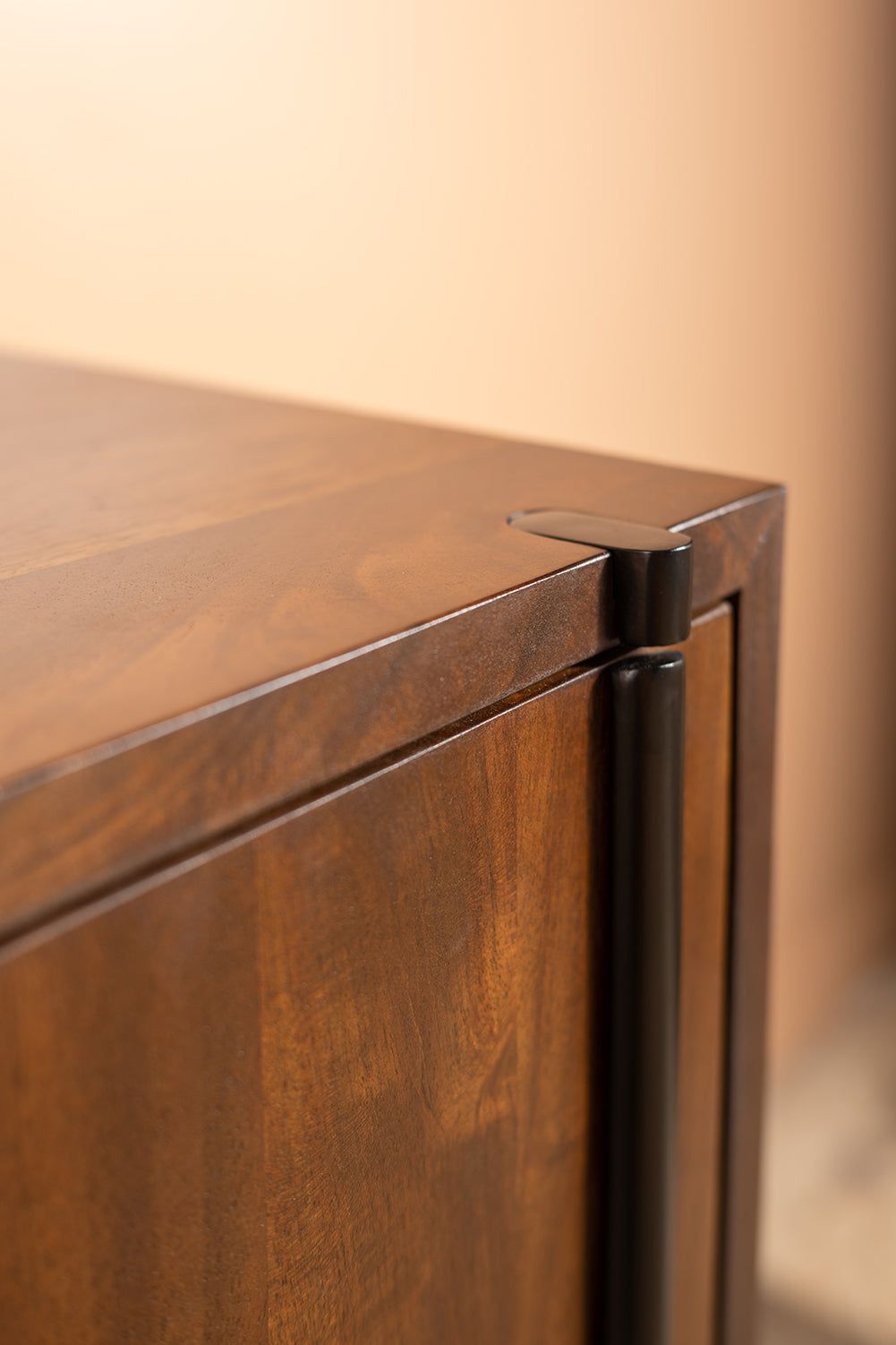 Ian Snow Ltd Conrad Acacia Wood Umber Finish Sideboard