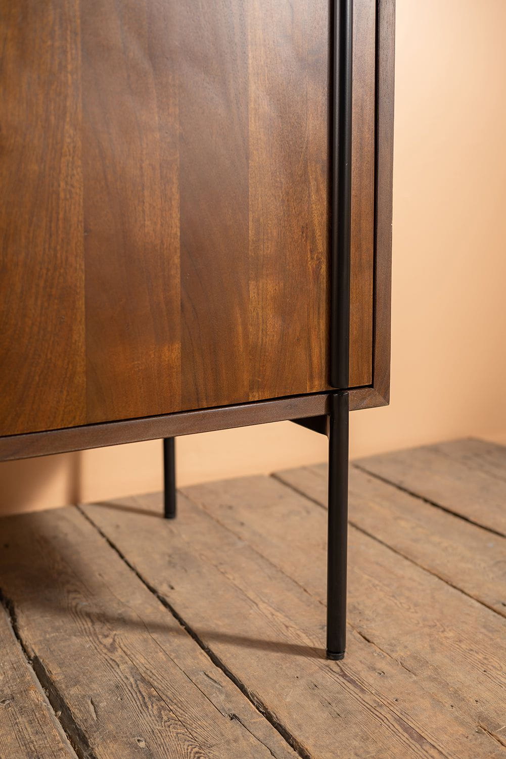 Ian Snow Ltd Conrad Acacia Wood Umber Finish Sideboard