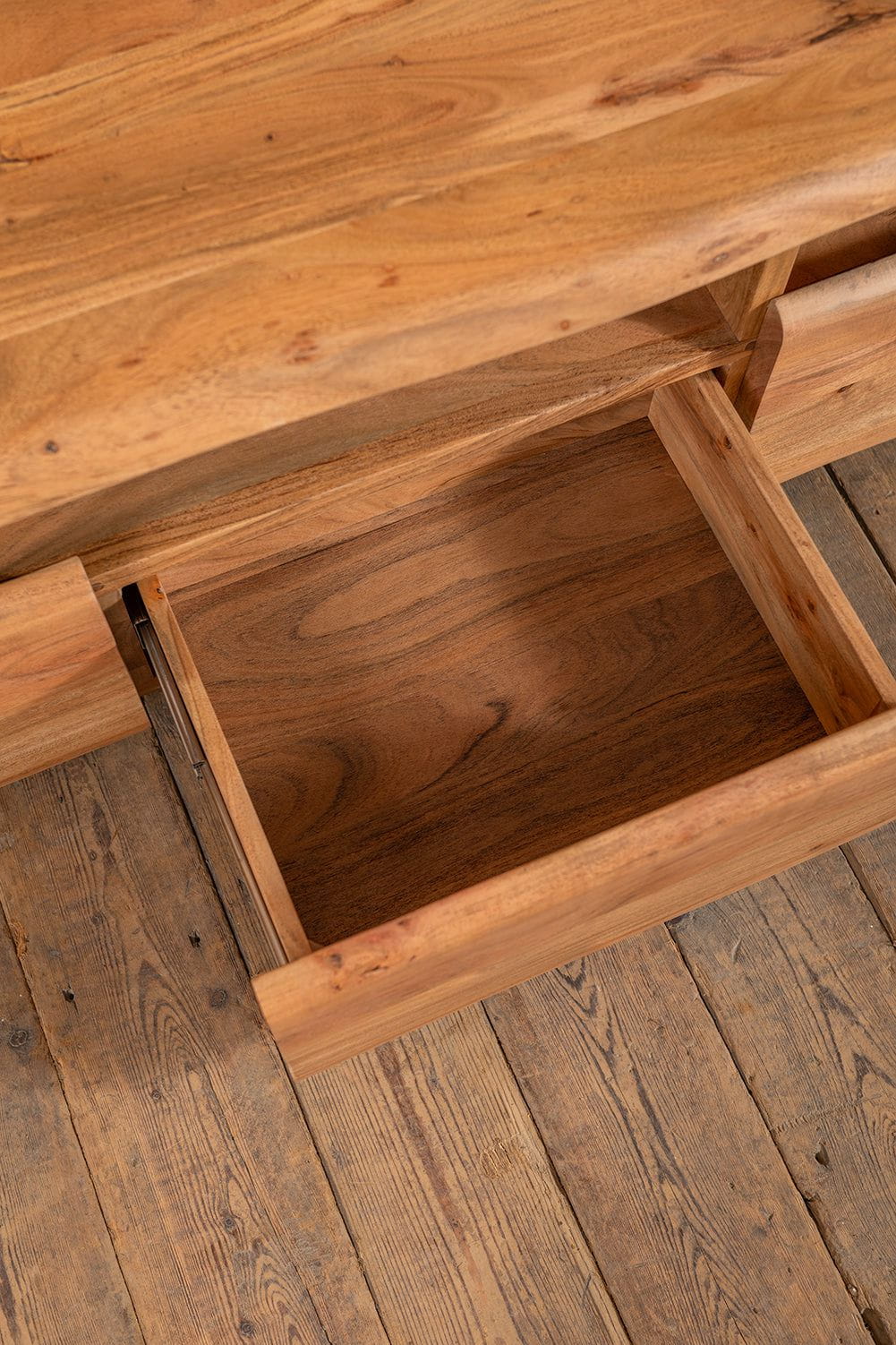 Ian Snow Ltd Doran Acacia Wood Natural Finish TV Cabinet