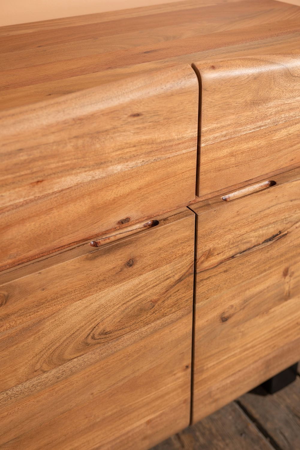 Ian Snow Ltd Mayer Acacia Wood Natural Finish Sideboard
