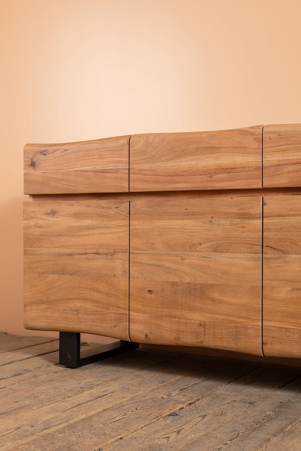 Ian Snow Ltd Mayer Acacia Wood Natural Finish Sideboard