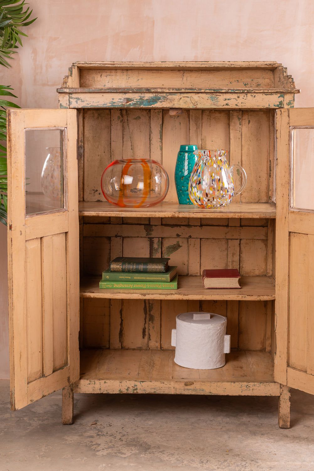Ian Snow Ltd Cream Vintage Glazed Cabinet