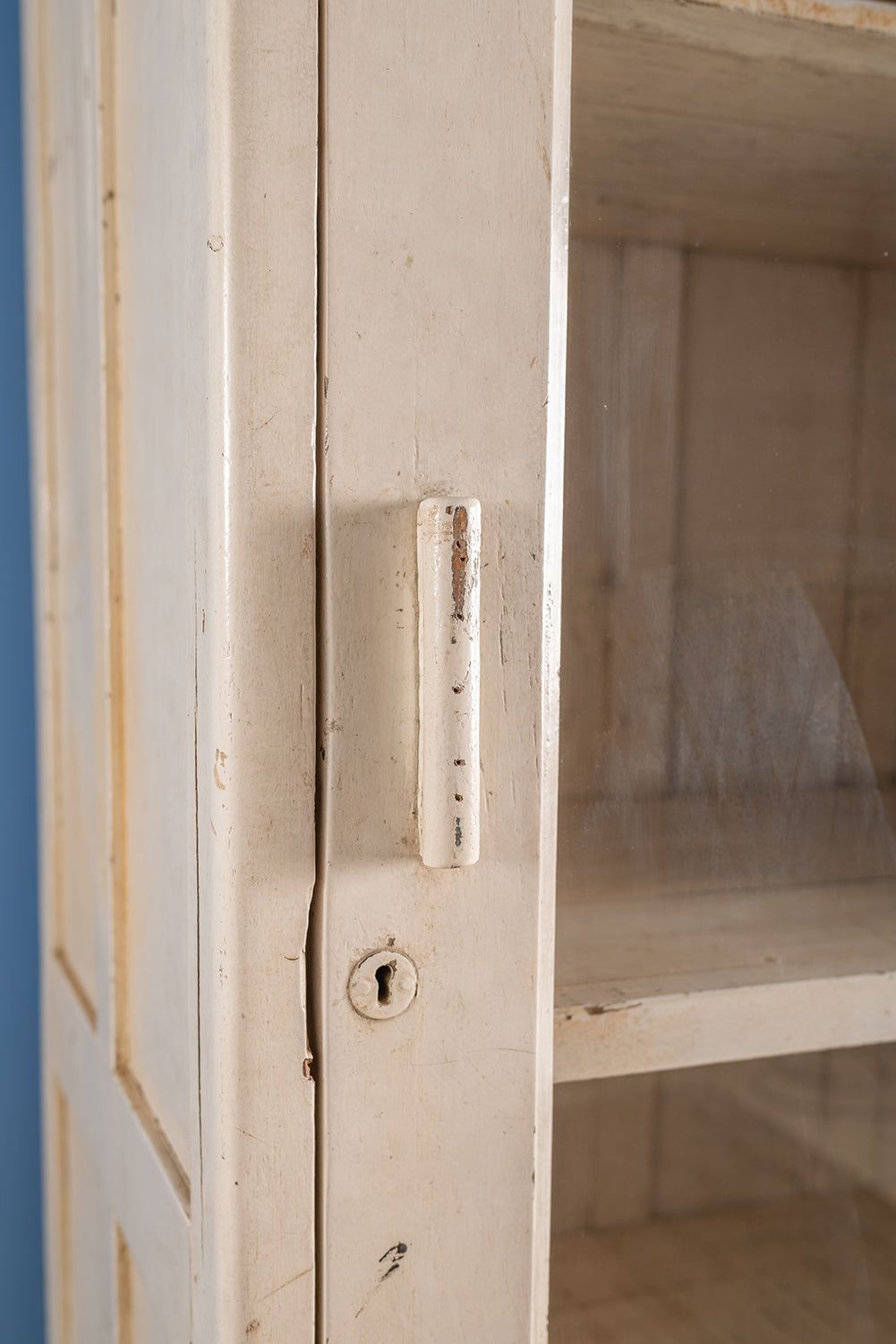 Ian Snow Ltd Cream Vintage Wooden Cabinet
