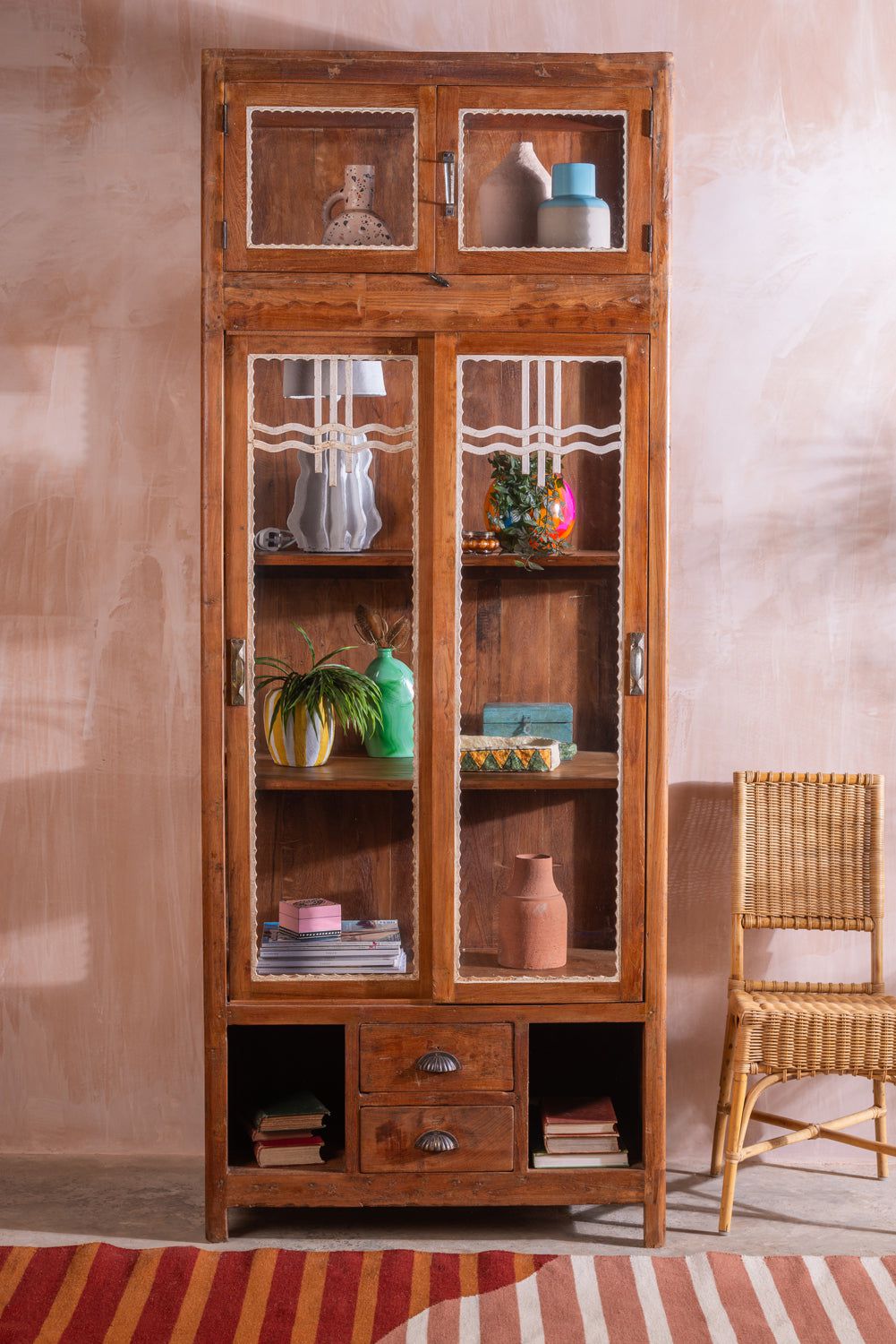 Ian Snow Ltd Vintage Wooden Display Unit