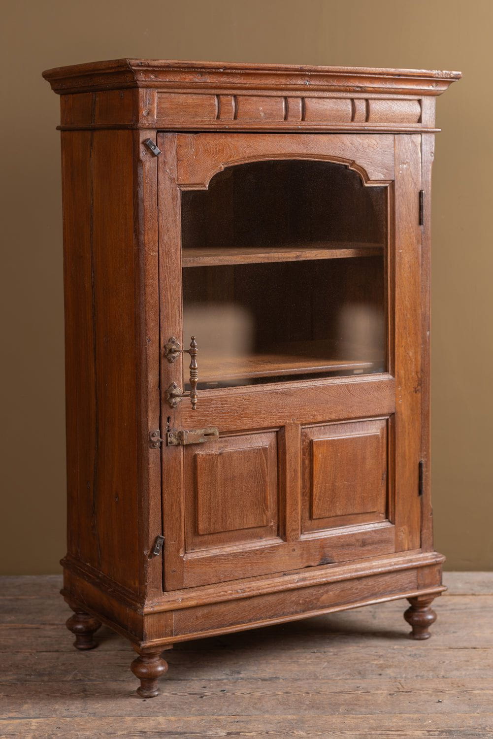 Ian Snow Ltd Vintage Wooden Glazed Cabinet