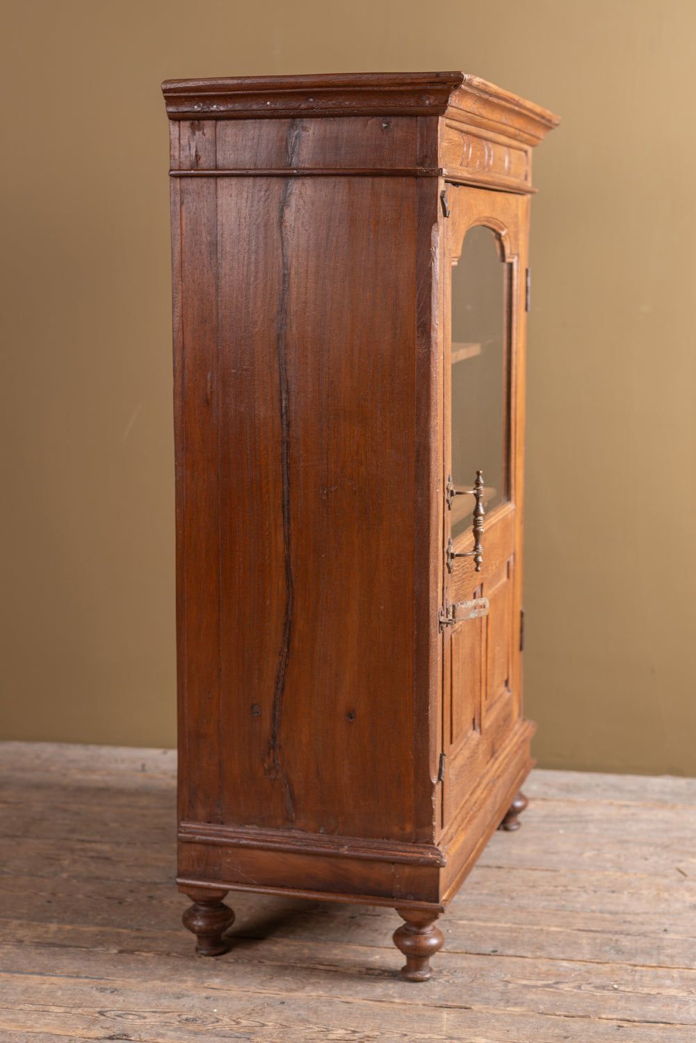 Ian Snow Ltd Vintage Wooden Glazed Cabinet
