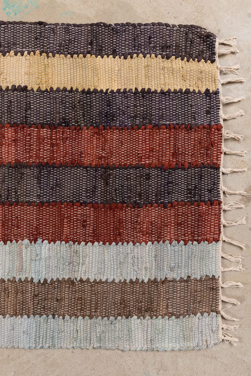 MYAKKA Hygge Tones Striped Recycled Runner Rug