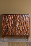 MYAKKA Carved Mango Wood Sideboard