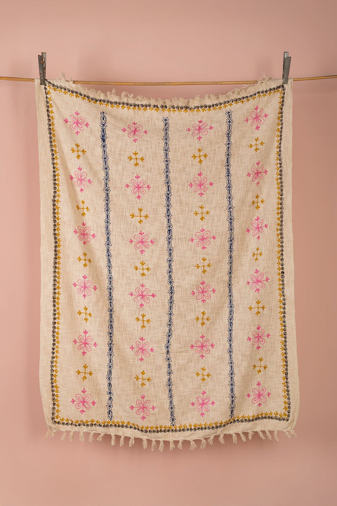 MYAKKA Rosaline Embroidered Throw