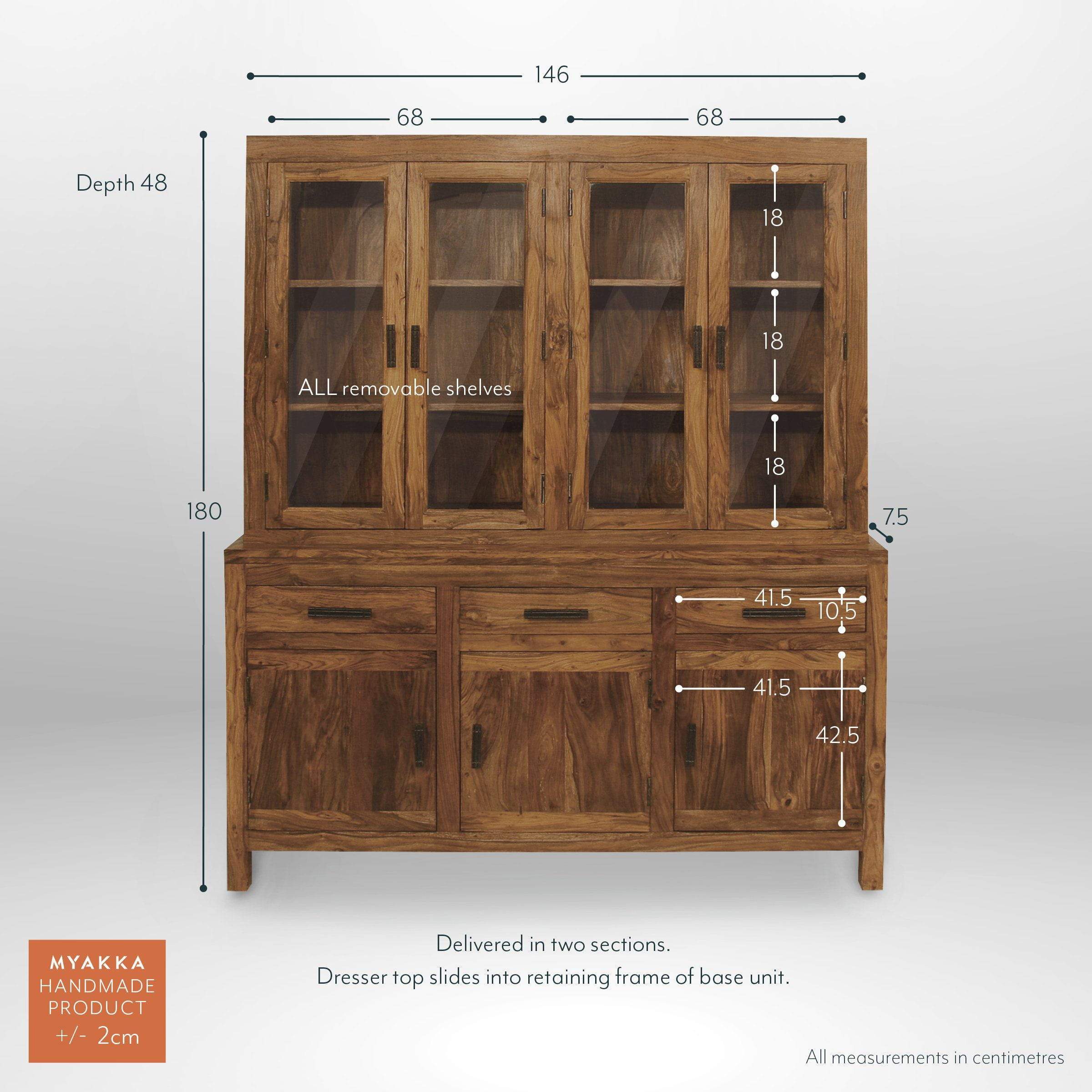 MYAKKA Mallani Glazed Dresser
