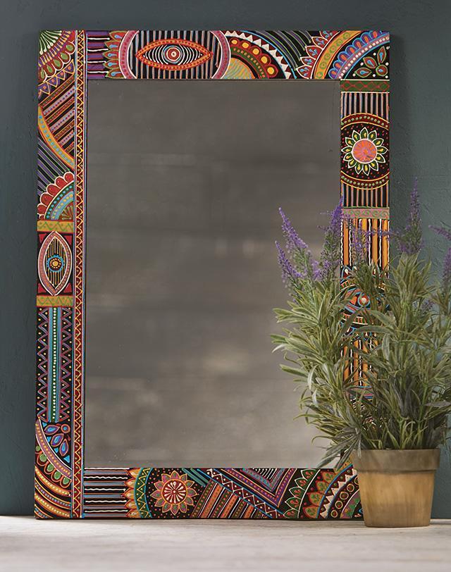 MYAKKA Hand Painted Mirror