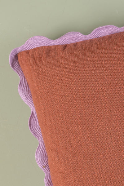 Muted Tones Block Colour Cotton Cushion Cover