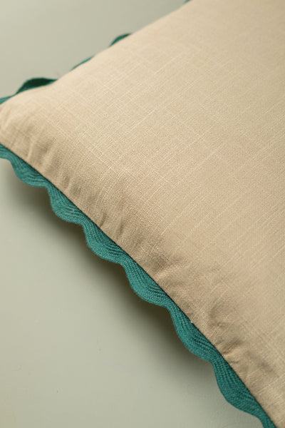 Muted Tones Block Colour Cotton Cushion Cover