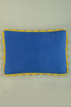 Rectangular Block Colour Cotton Cushion Cover