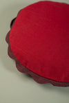 Round Block Colour Cotton Cushion Cover