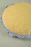 Round Block Colour Cotton Cushion Cover