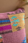 MYAKKA Pink & Soft Tones Kilim Cushion Cover
