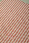 Red Stripe Recycled Cotton Throw