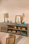 Vintage Carved & Coloured Sideboard