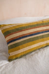 Ian Snow Ltd Clay Stripe Block Print Cushion Cover