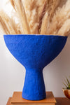Ian Snow Ltd Royal Blue Catran Goblet Vase