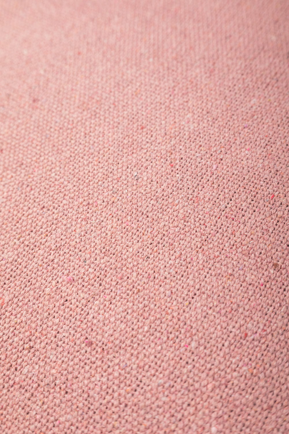 Ian Snow Ltd Pink 100% Recycled Cotton Block Colour Throw
