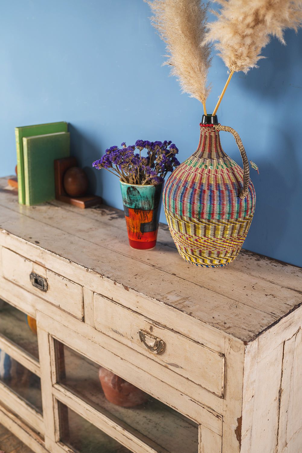 Ian Snow Ltd Cream Vintage Cabinet with Drawers