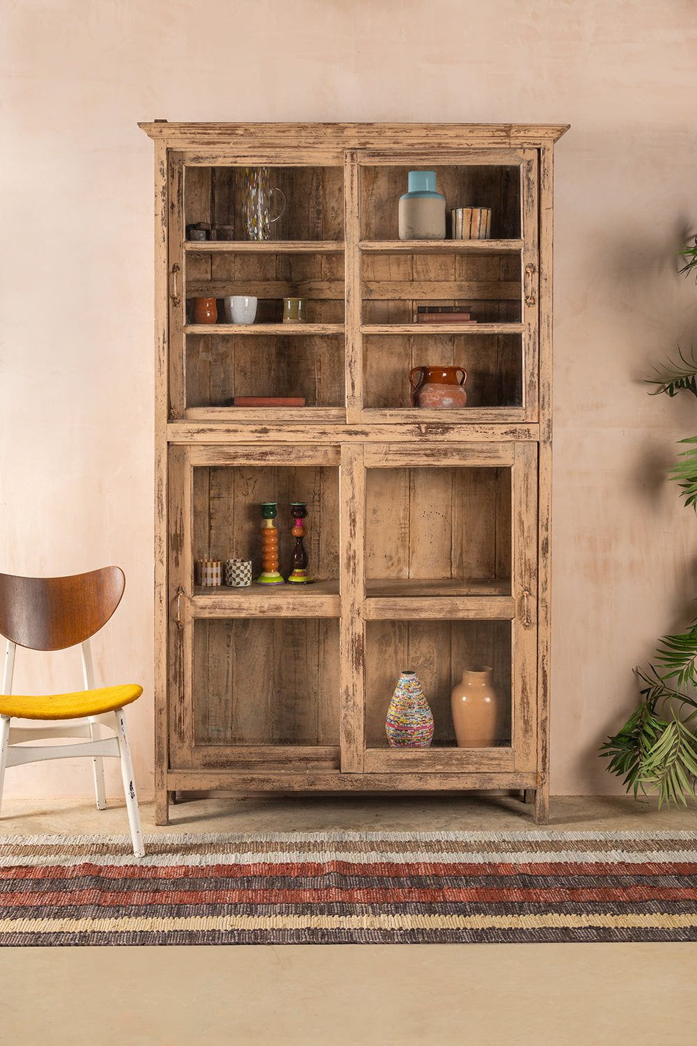 Ian Snow Ltd Pale Yellow Vintage Cabinet