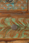 Ian Snow Ltd Vintage Carved & Coloured Drawer Unit