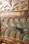 Ian Snow Ltd Vintage Carved & Coloured Drawer Unit