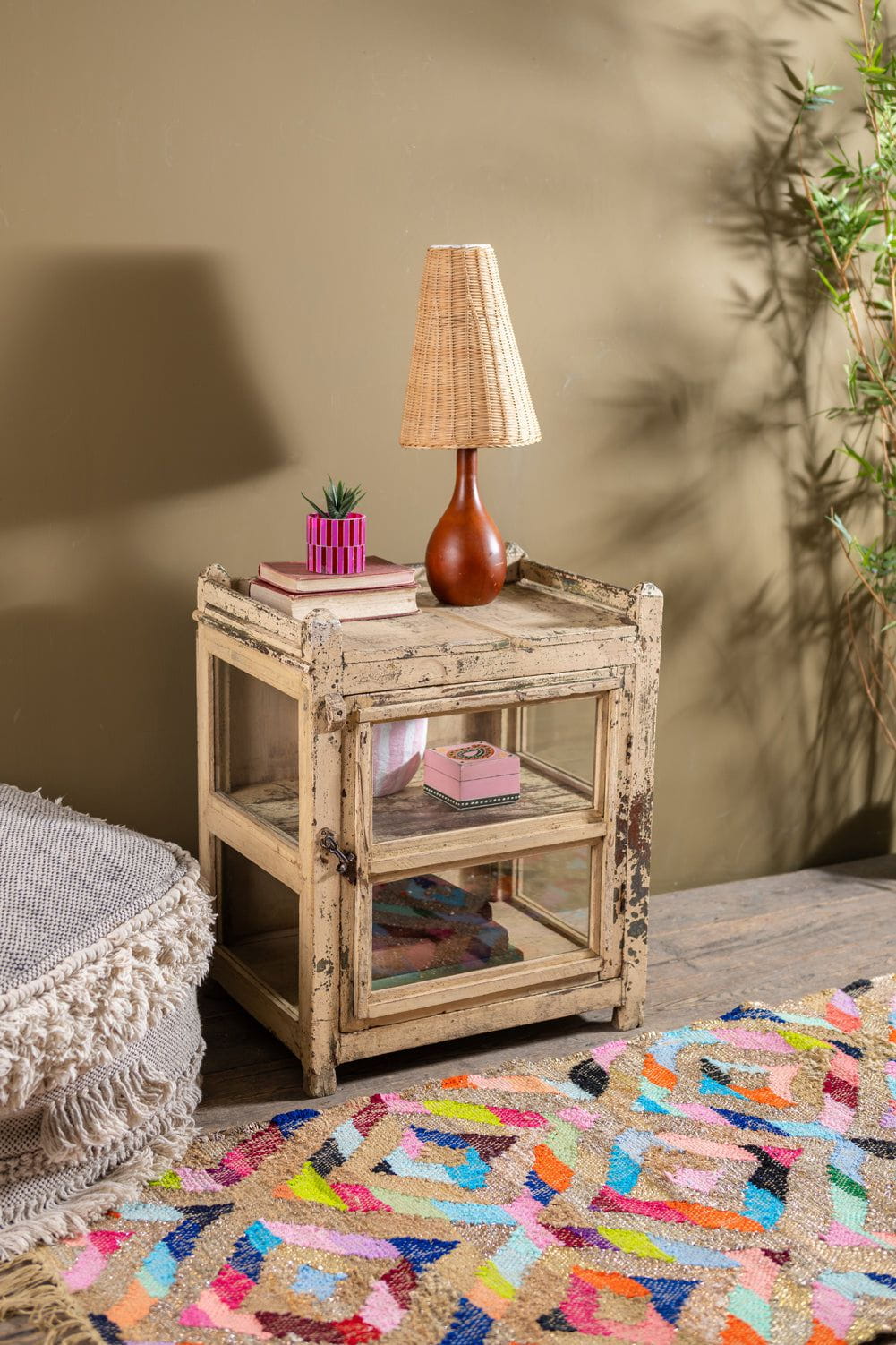 Ian Snow Ltd Vintage Cream Side Cabinet
