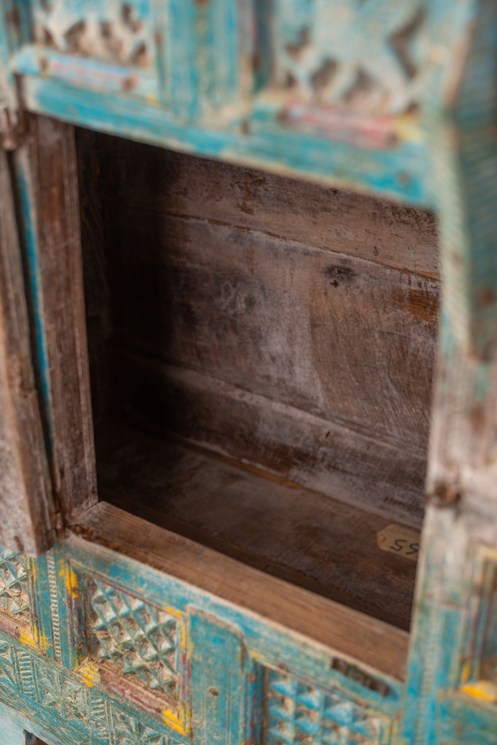 Ian Snow Ltd Vintage Light Blue Wooden Chest