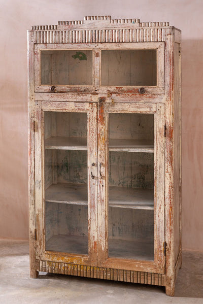 Ian Snow Ltd Vintage White Glazed Cabinet