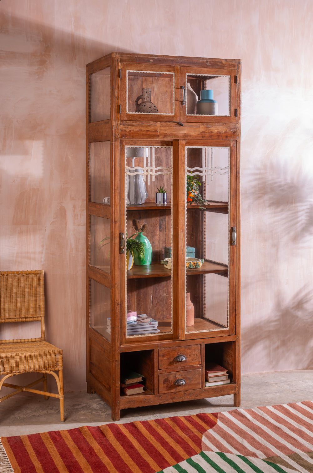 Ian Snow Ltd Vintage Wooden Display Unit