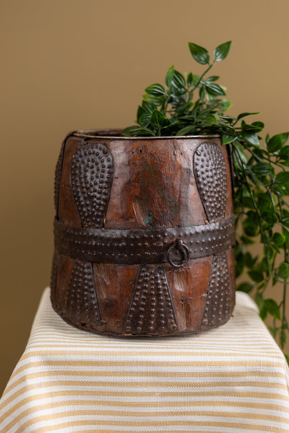 Ian Snow Ltd Wooden Vintage Barrel Pots - 02